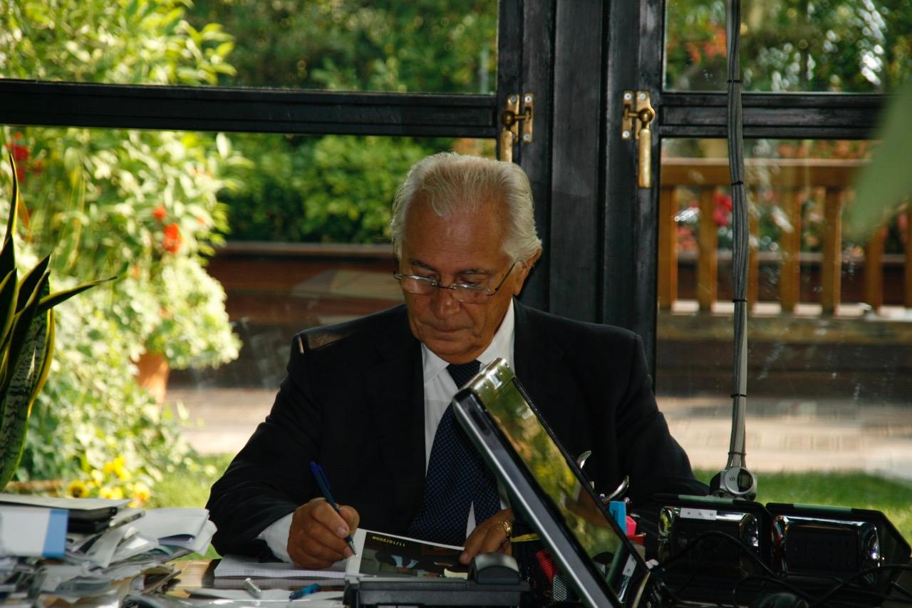 Colombini nel giardino pensile di Via Savona